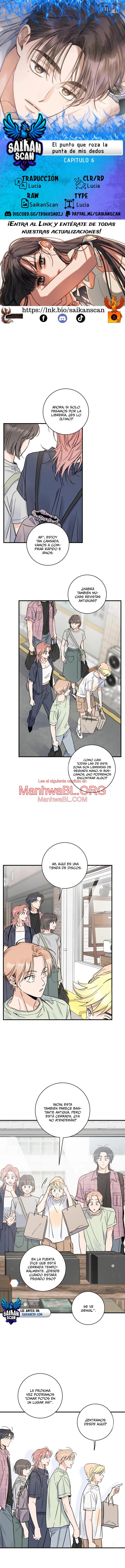 El punto que rozan mis dedos - Capítulo 6 manhwa