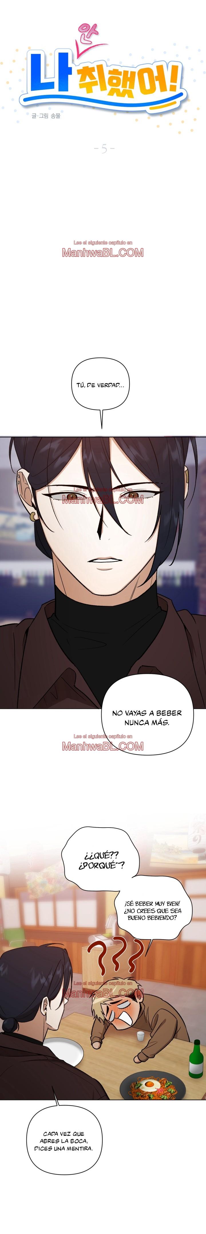 ¡No estoy borracho! - Capítulo 5 manhwa