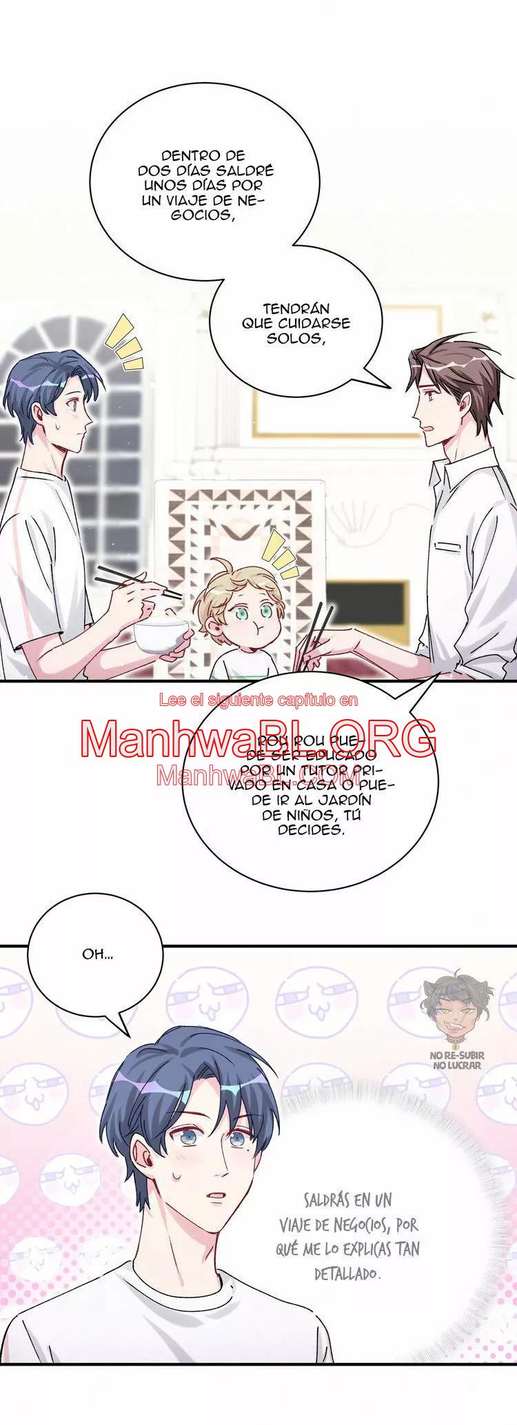 ¿De quién es el bebé? - Capítulo 35 manhwa