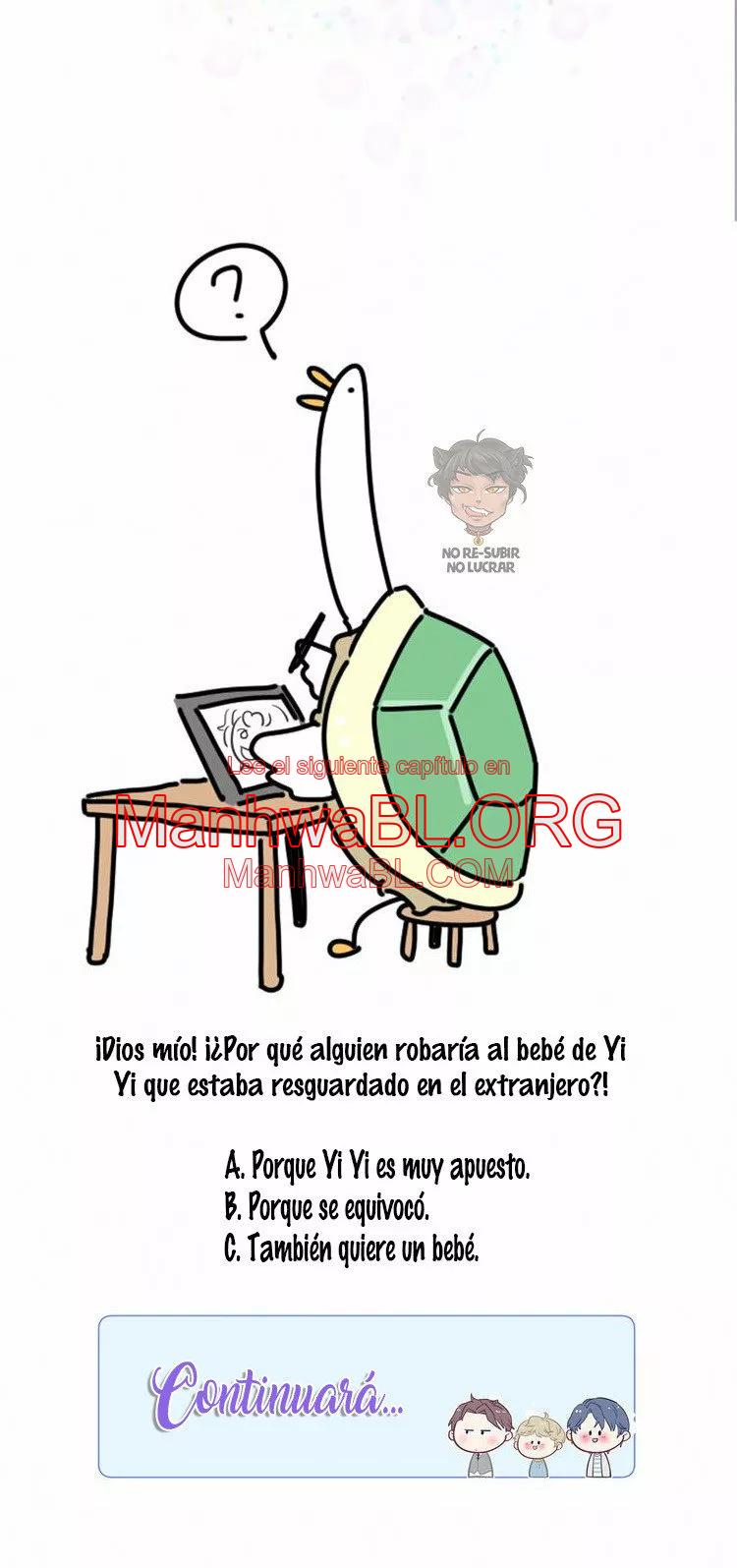 ¿De quién es el bebé? - Capítulo 35 manhwa