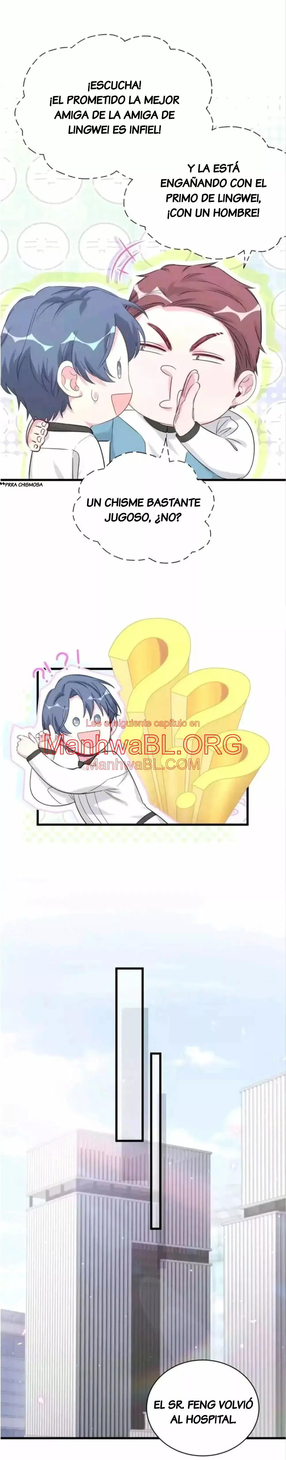¿De quién es el bebé? - Capítulo 90 manhwa