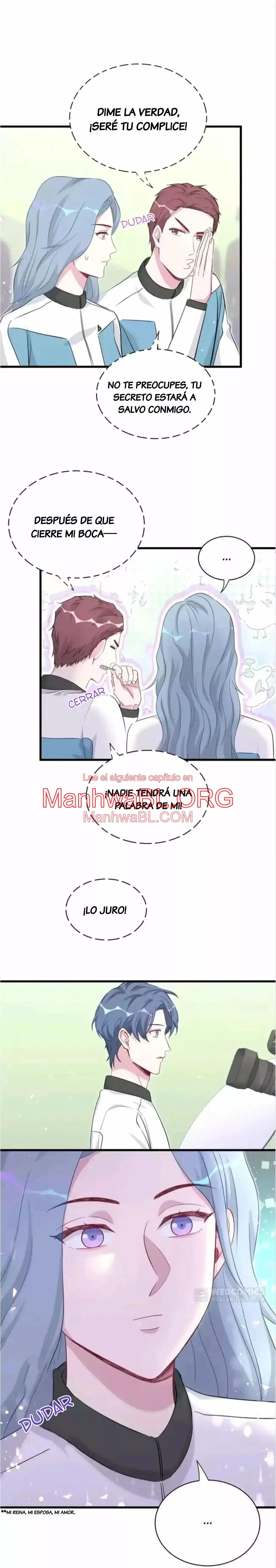 ¿De quién es el bebé? - Capítulo 90 manhwa