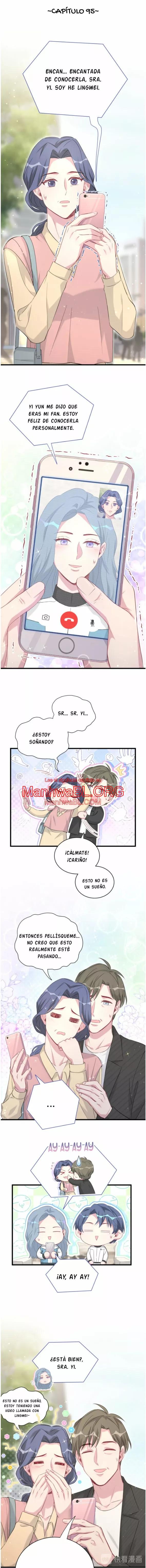 ¿De quién es el bebé? - Capítulo 95 manhwa