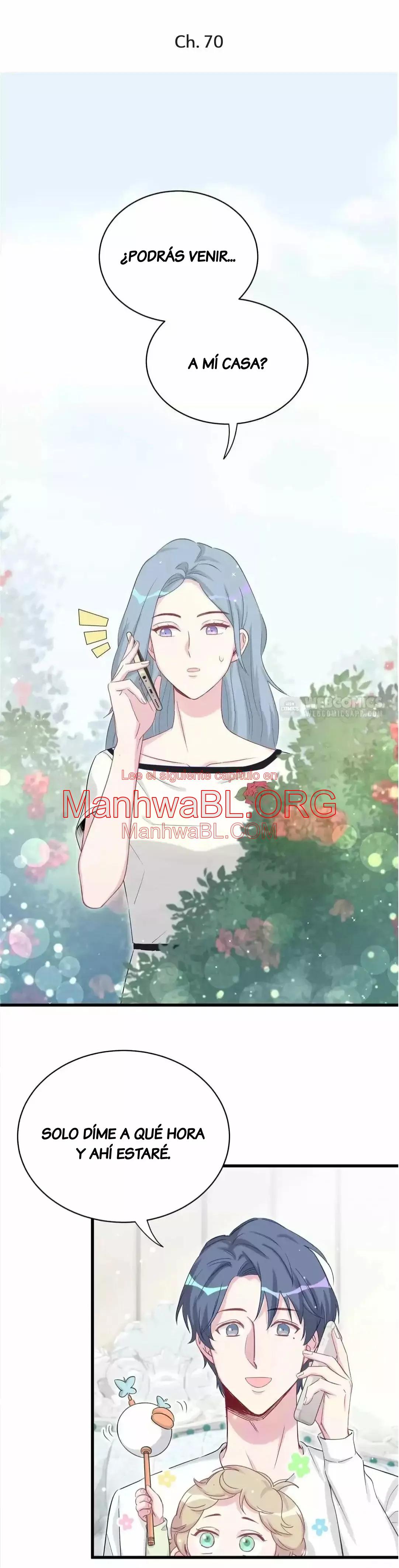 ¿De quién es el bebé? - Capítulo 70 manhwa