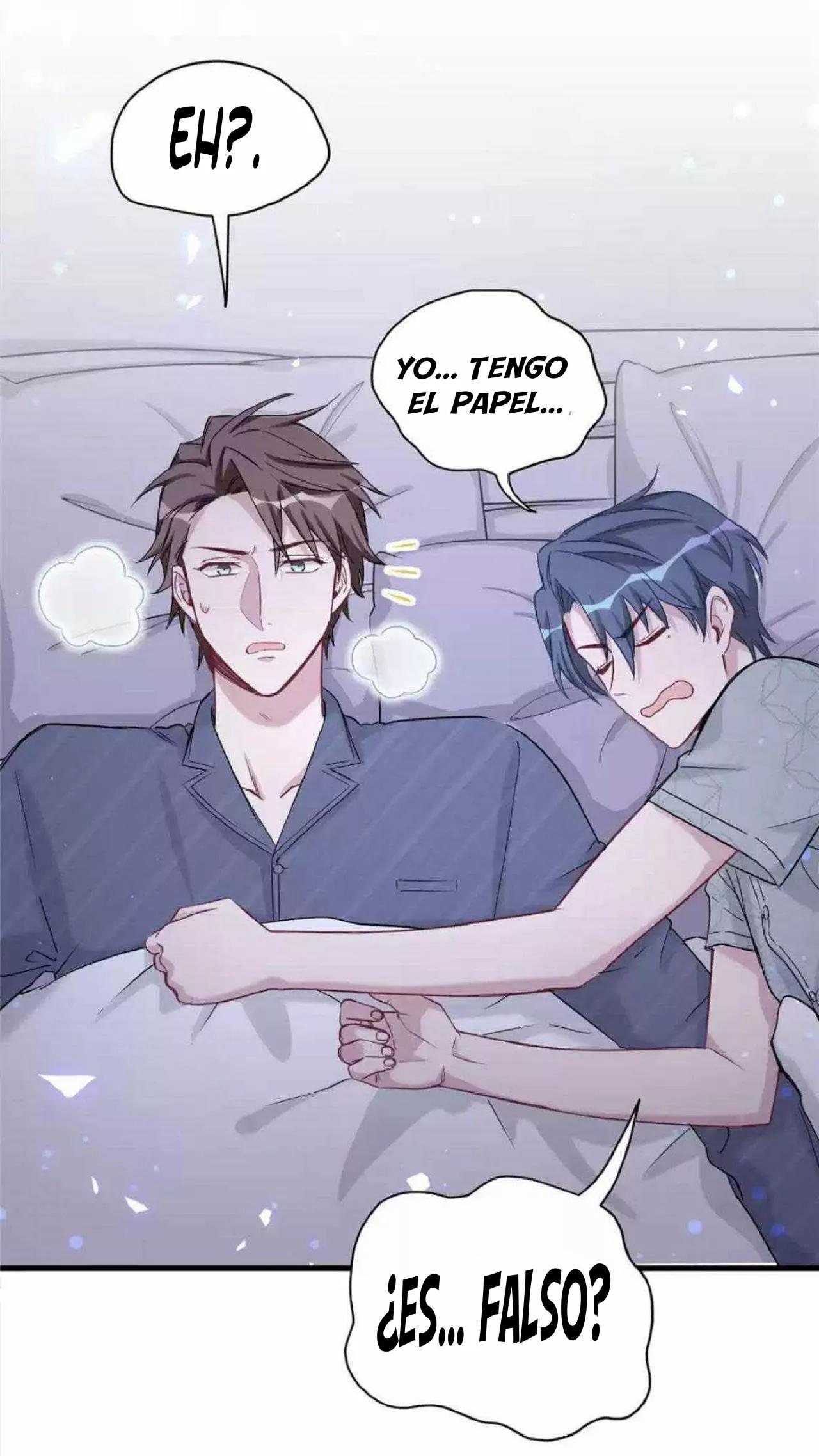 ¿De quién es el bebé? - Capítulo 54 manhwa