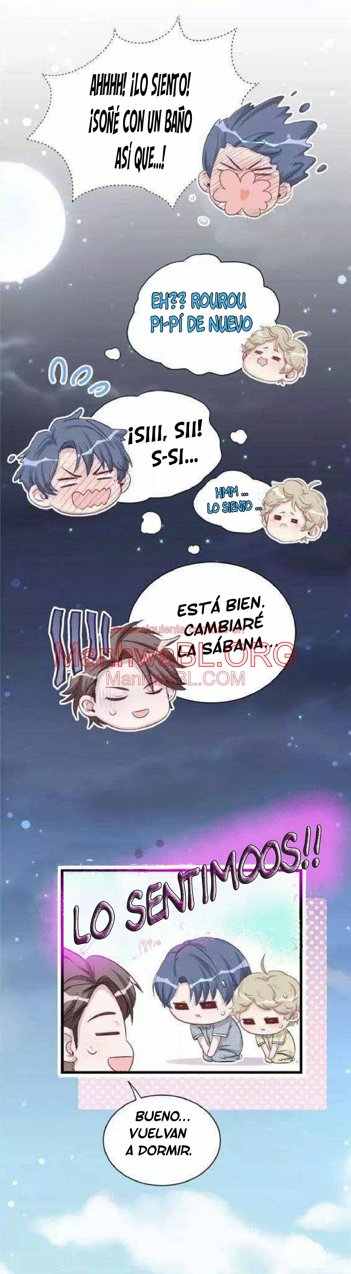 ¿De quién es el bebé? - Capítulo 54 manhwa
