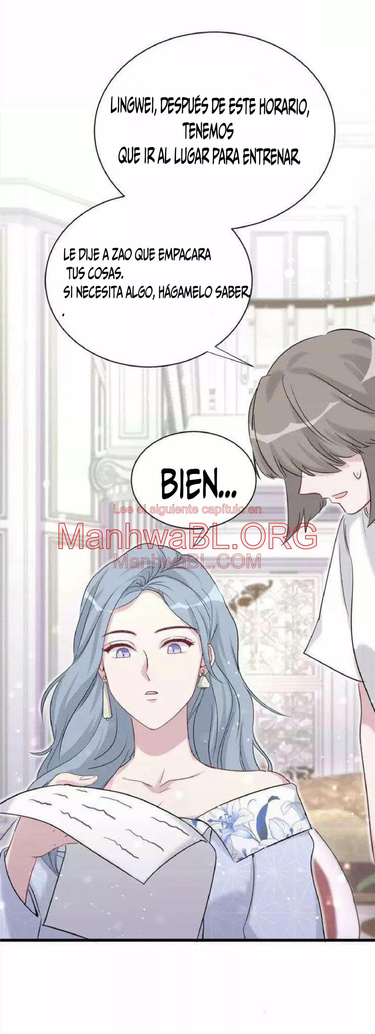 ¿De quién es el bebé? - Capítulo 54 manhwa