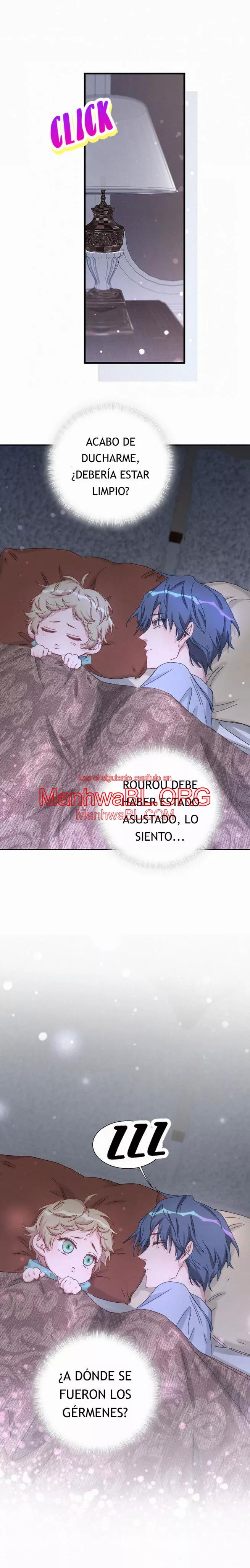 ¿De quién es el bebé? - Capítulo 9 manhwa
