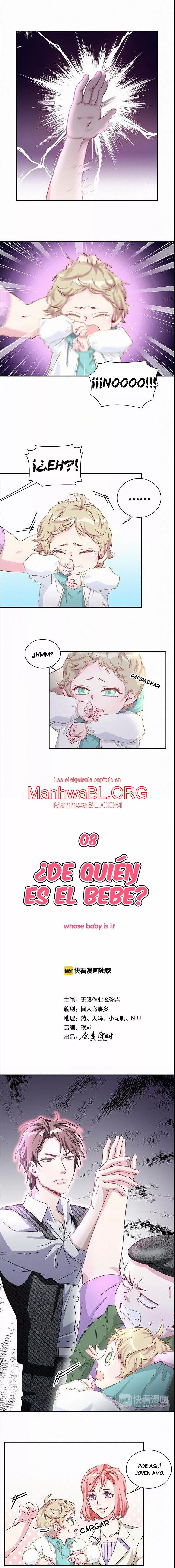 ¿De quién es el bebé? - Capítulo 8 manhwa