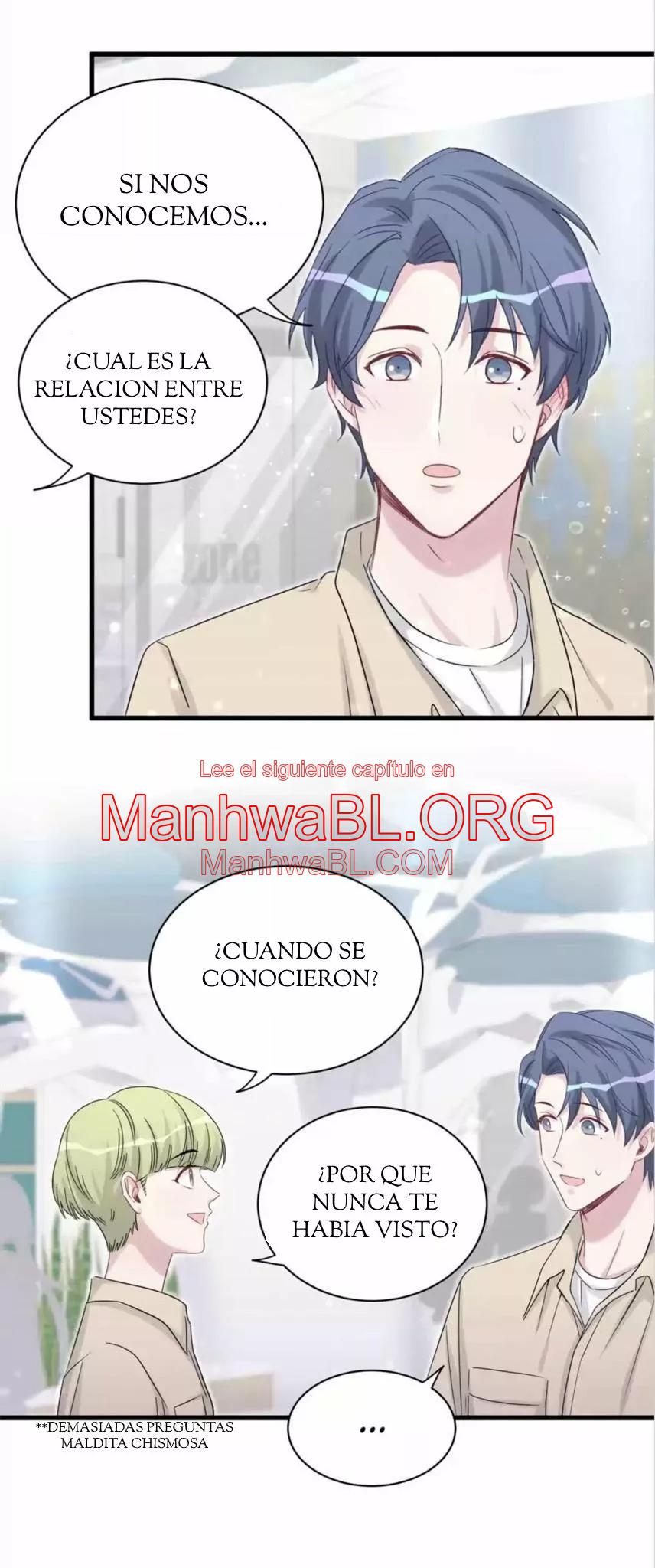¿De quién es el bebé? - Capítulo 59 manhwa