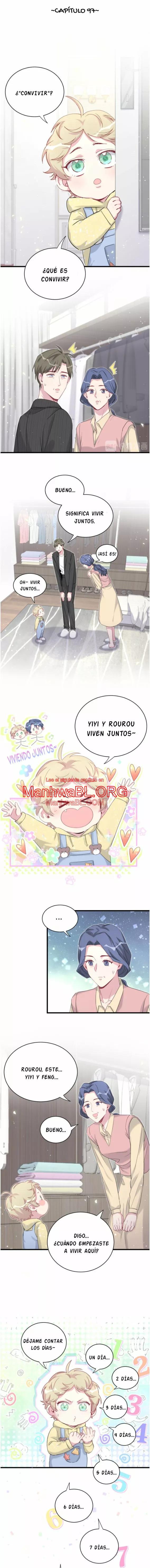 ¿De quién es el bebé? - Capítulo 97 manhwa