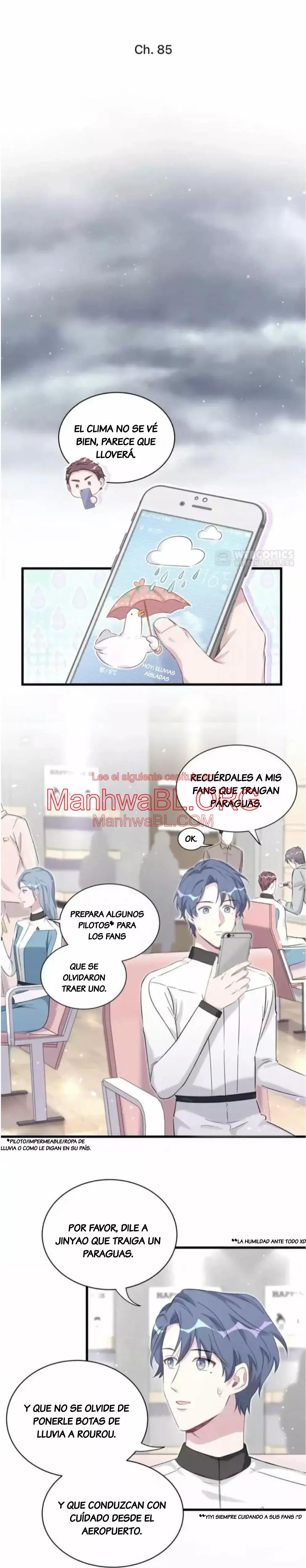 ¿De quién es el bebé? - Capítulo 85 manhwa