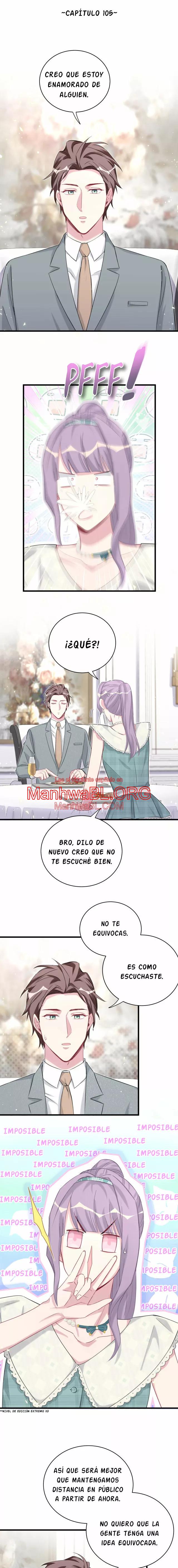 ¿De quién es el bebé? - Capítulo 105 manhwa