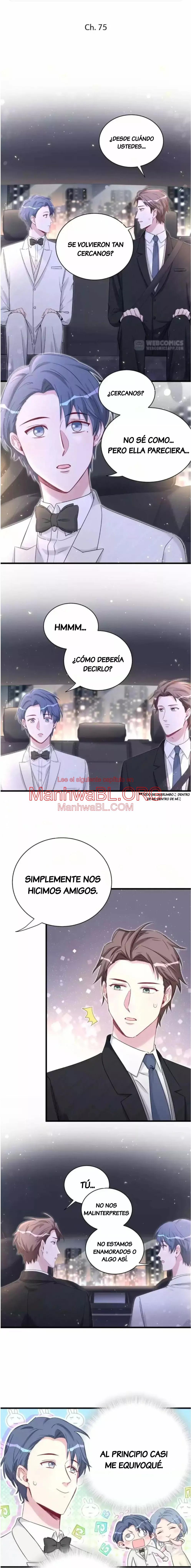 ¿De quién es el bebé? - Capítulo 75 manhwa