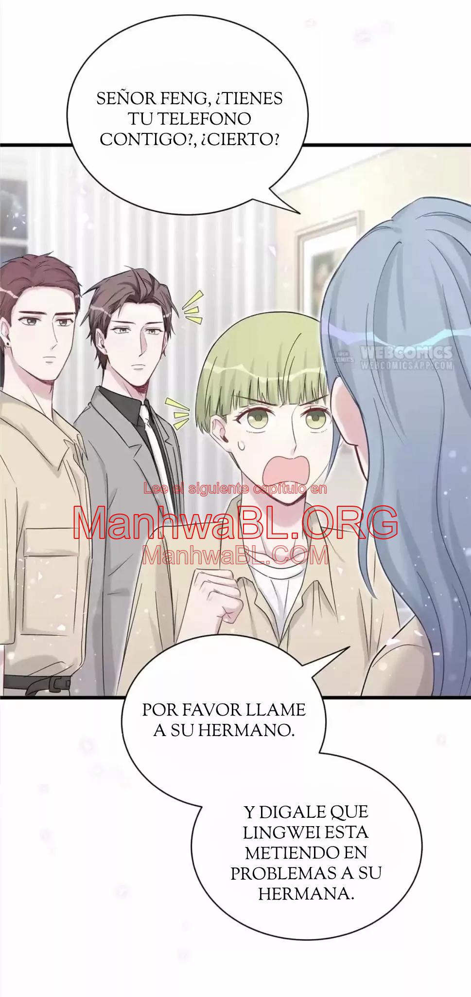 ¿De quién es el bebé? - Capítulo 64 manhwa