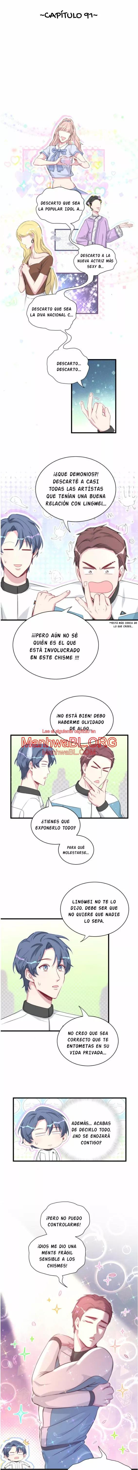 ¿De quién es el bebé? - Capítulo 91 manhwa