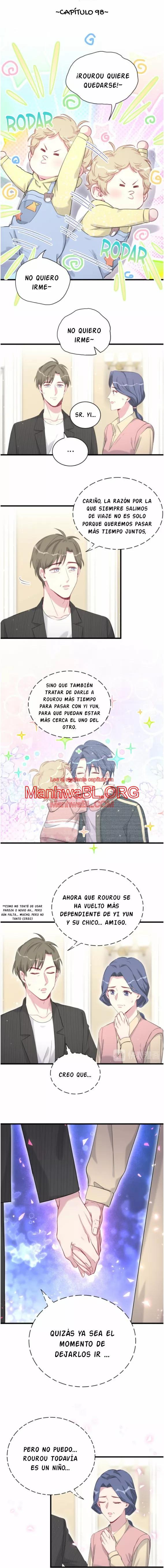 ¿De quién es el bebé? - Capítulo 98 manhwa