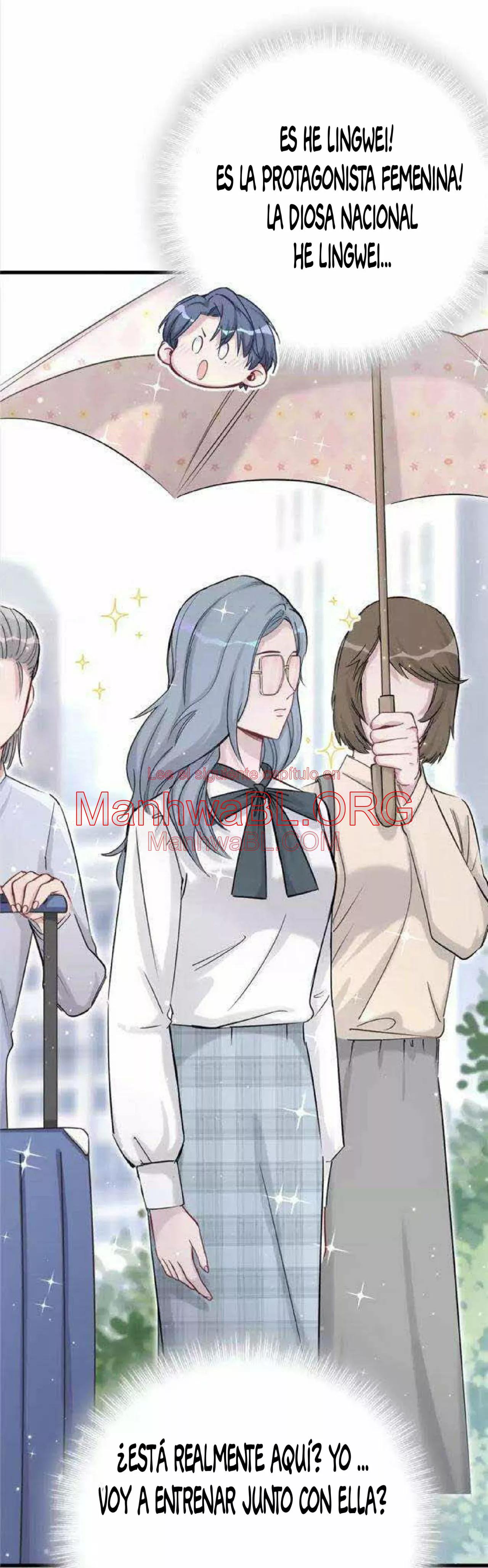 ¿De quién es el bebé? - Capítulo 55 manhwa