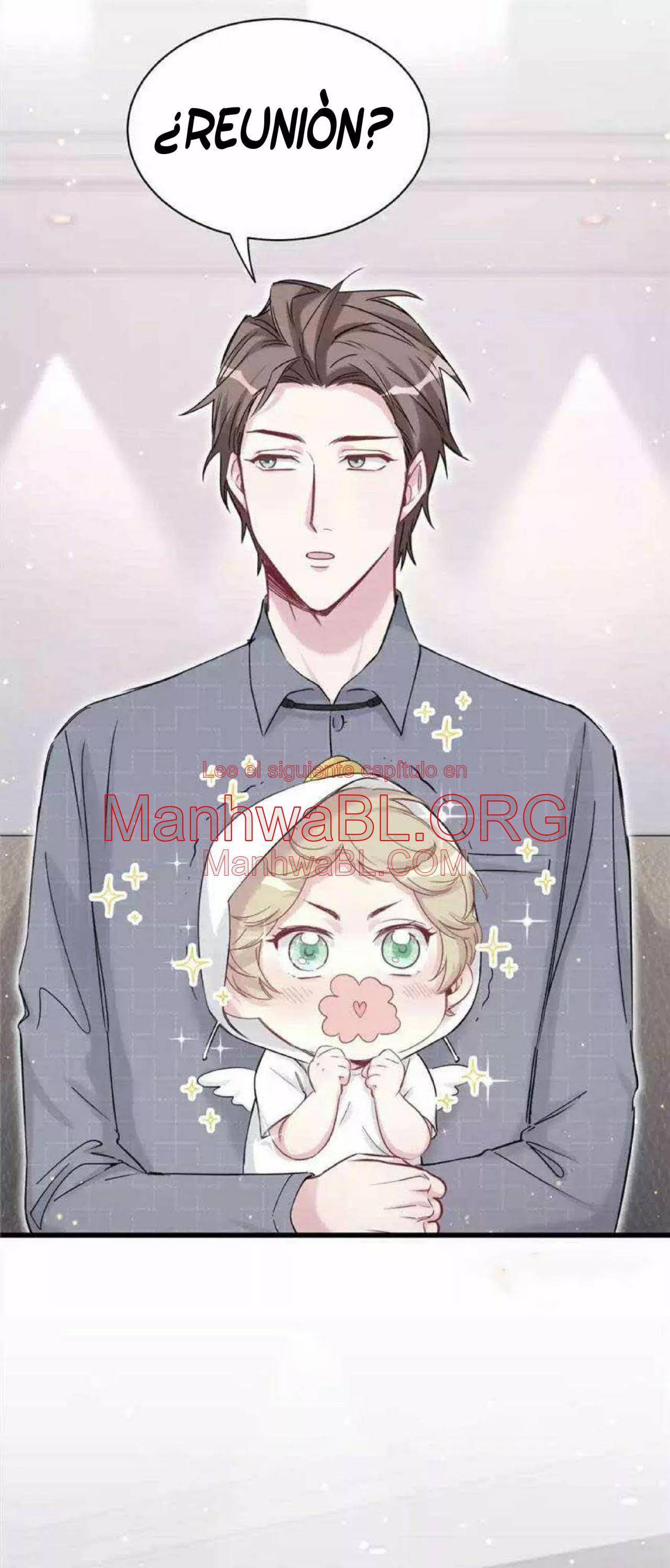¿De quién es el bebé? - Capítulo 55 manhwa