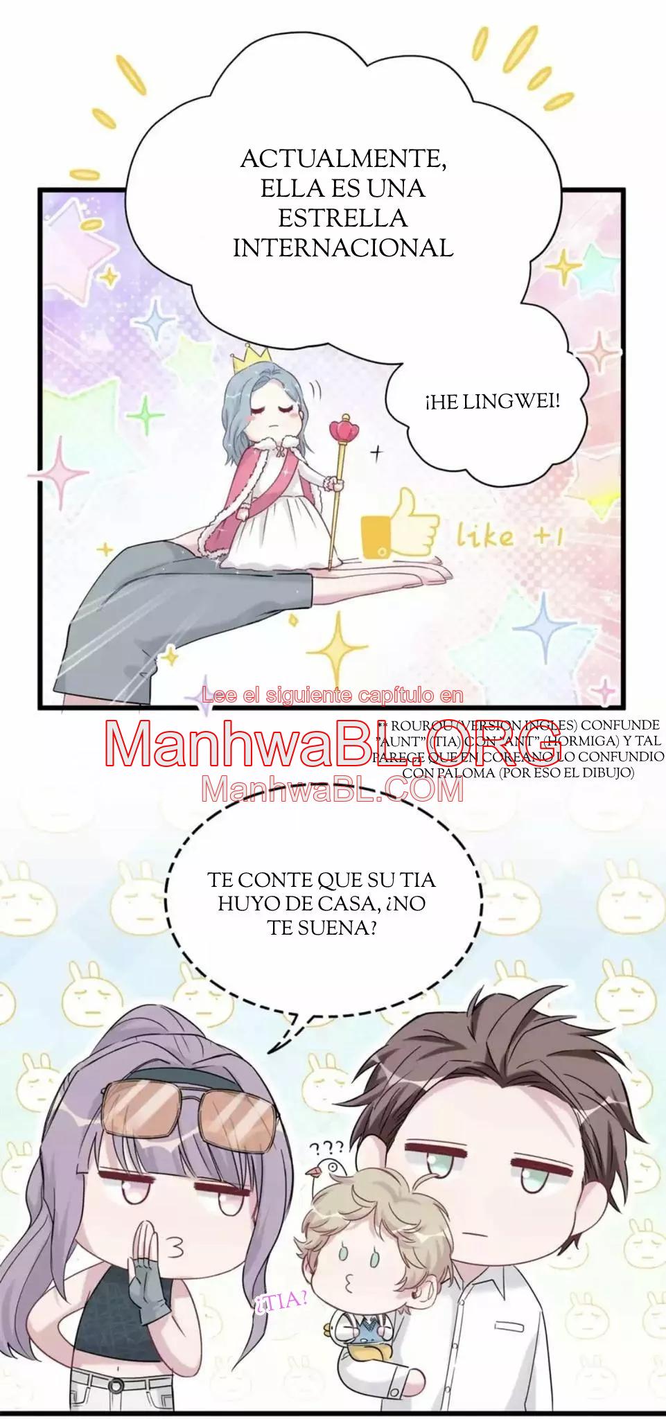 ¿De quién es el bebé? - Capítulo 60 manhwa