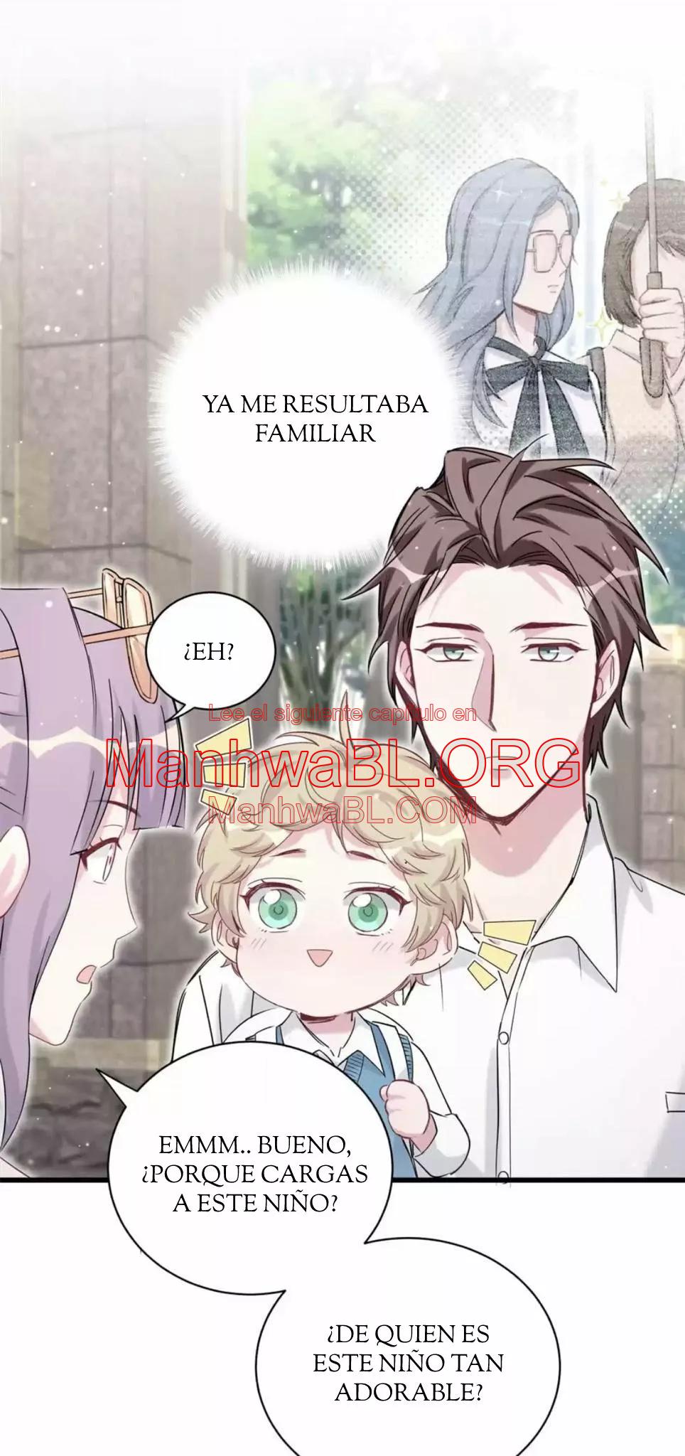 ¿De quién es el bebé? - Capítulo 60 manhwa