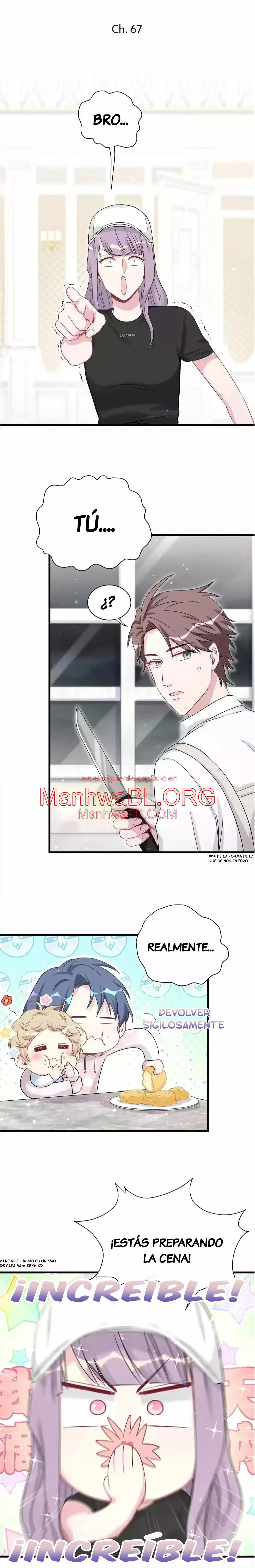 ¿De quién es el bebé? - Capítulo 67 manhwa