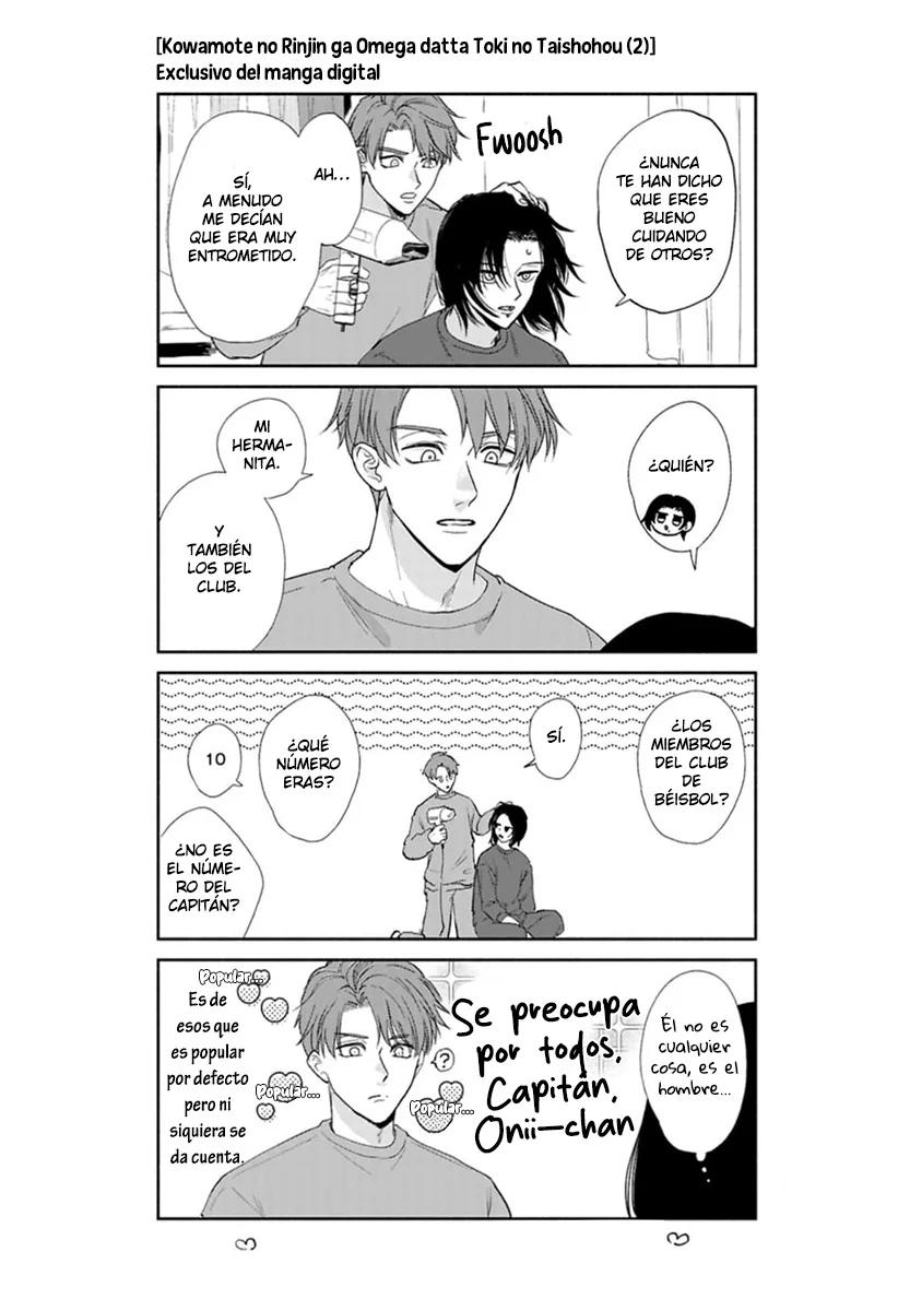 Kowamote no Rinjin ga Omega datta Toki no Taishohou - Capítulo 10.5 manhwa