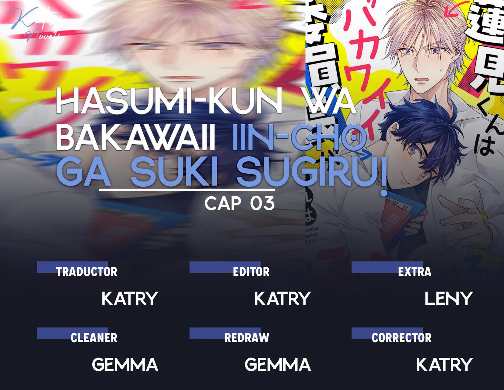Hasumi-kun wa bakawaii iin-chō ga suki sugiru! - Capítulo 3 manhwa