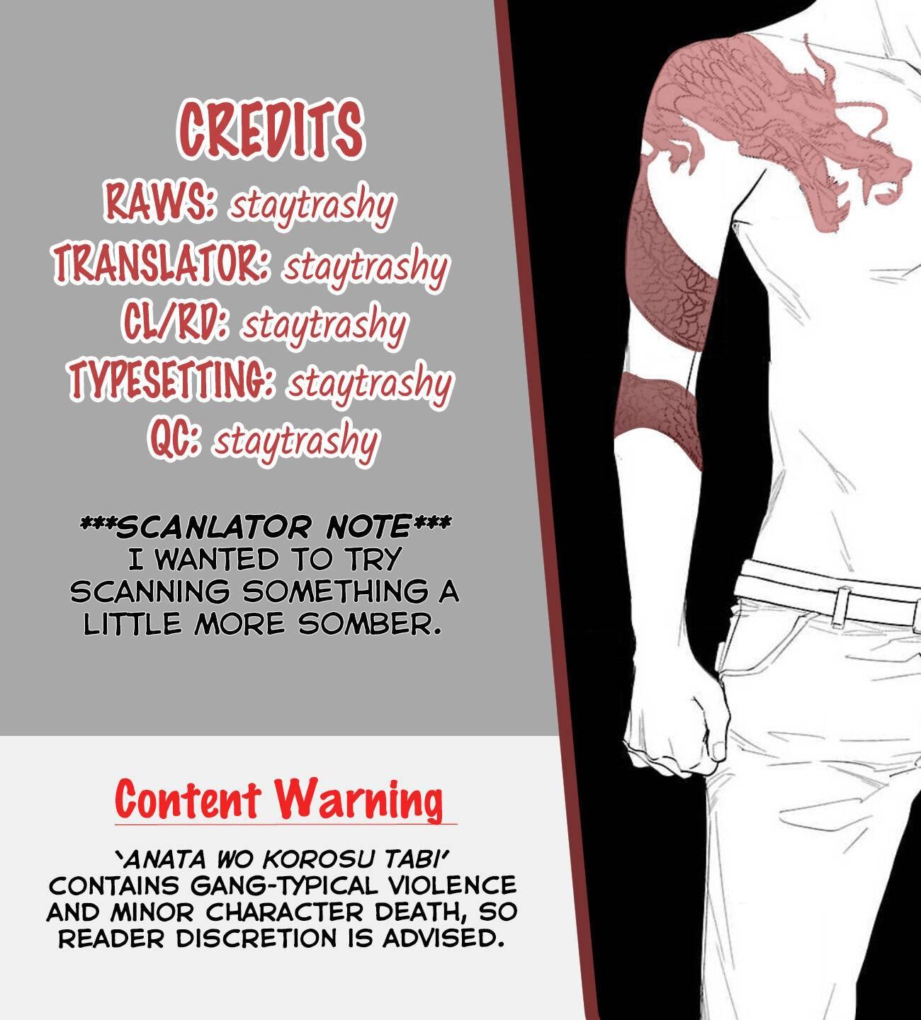 Anata wa Korosu Tabi - Capítulo 1 manhwa
