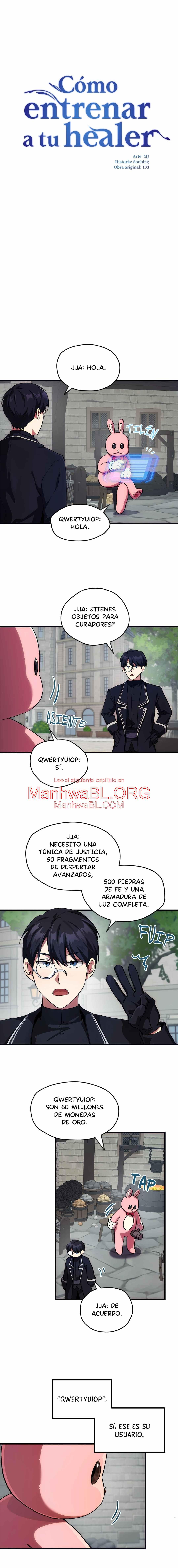 Cómo entrenar a tu healer - Capítulo 4 manhwa