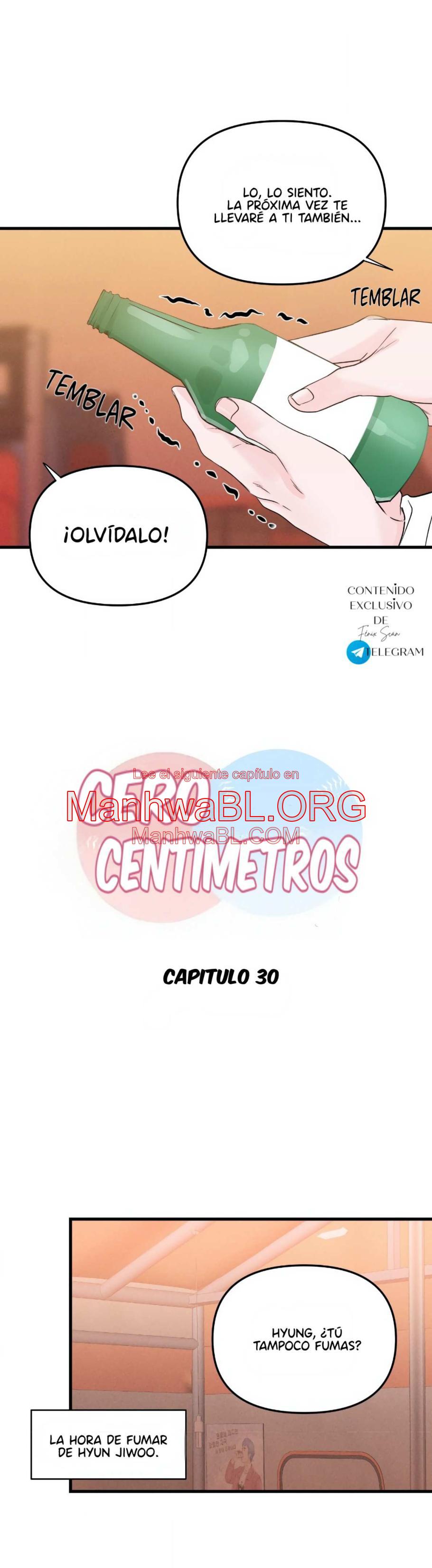 Nulo centímetros - Capítulo 30 manhwa