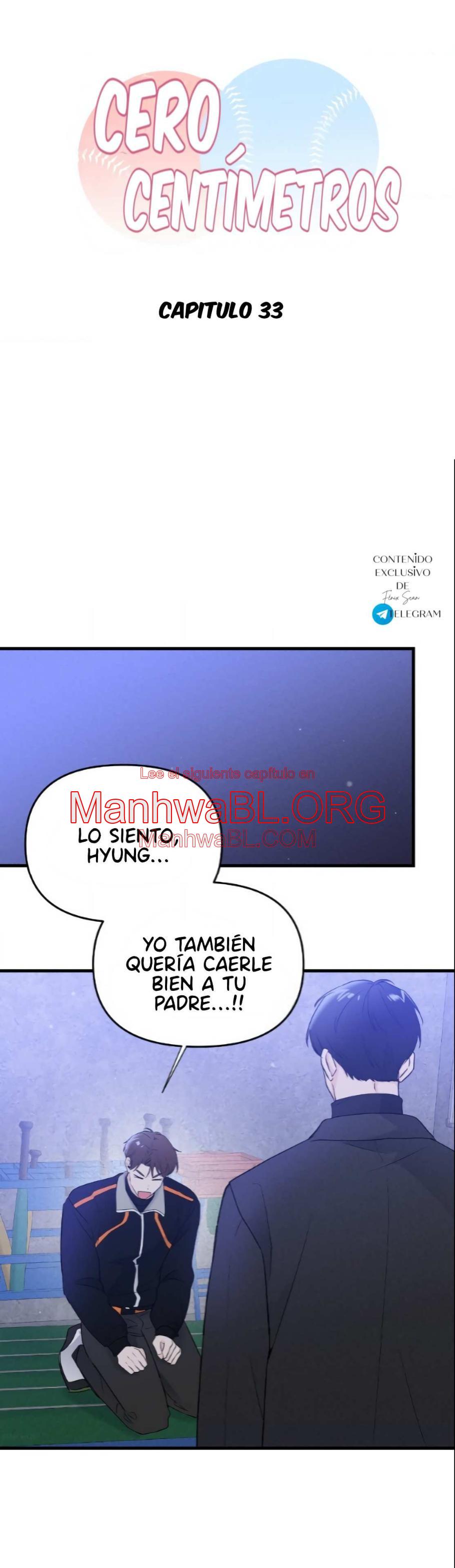 Nulo centímetros - Capítulo 33 manhwa