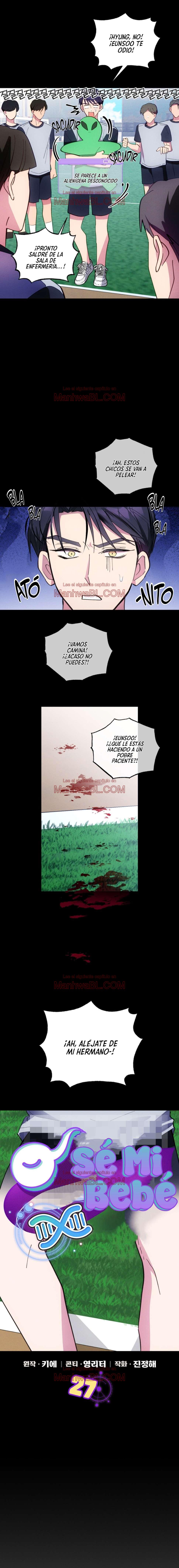 Sé en mi bebé - Capítulo 27 manhwa