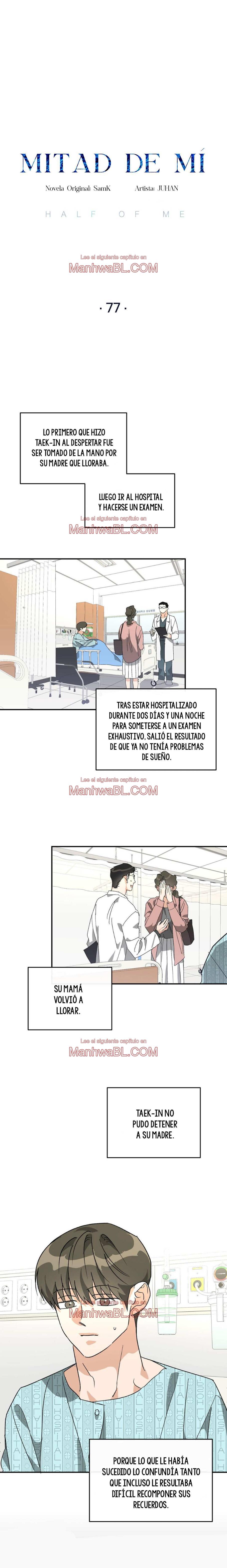 Half of Me - Capítulo 77 manhwa