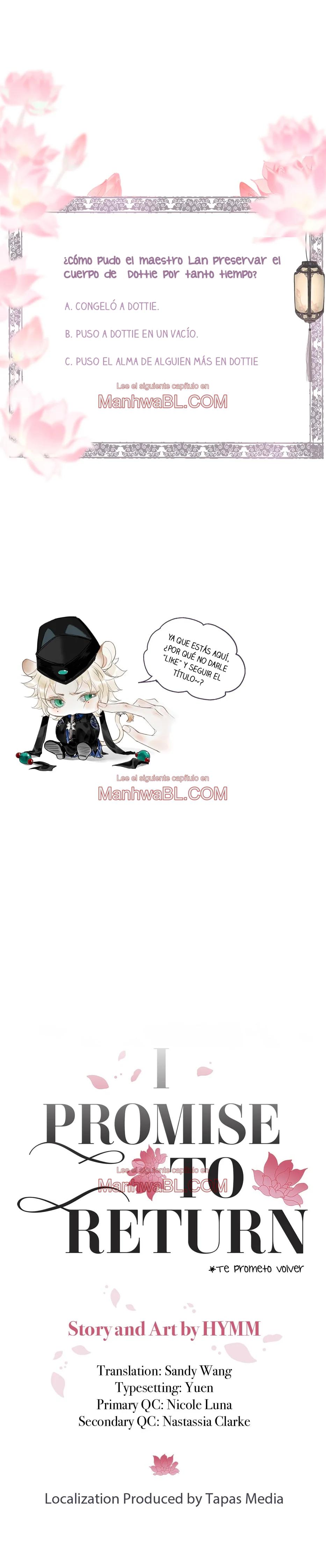 Prometo Regresar - Capítulo 65 3 manhwa