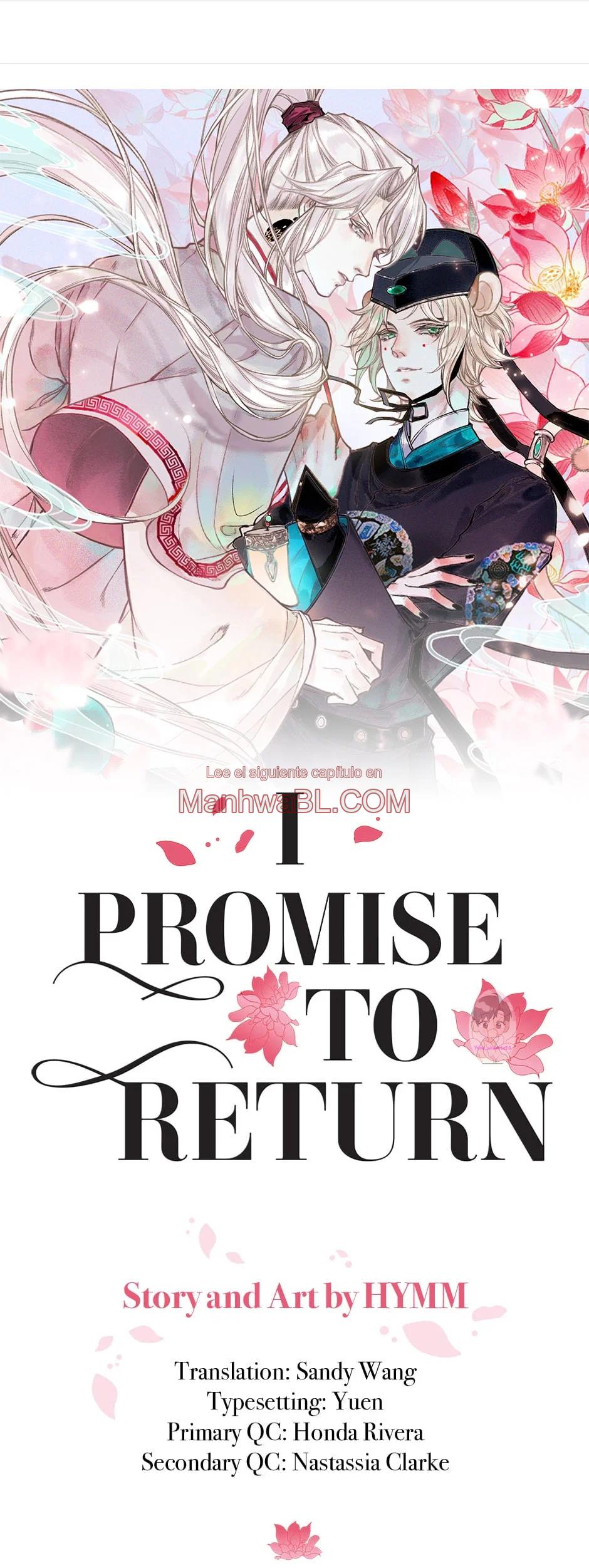 Prometo Regresar - Capítulo 18 manhwa