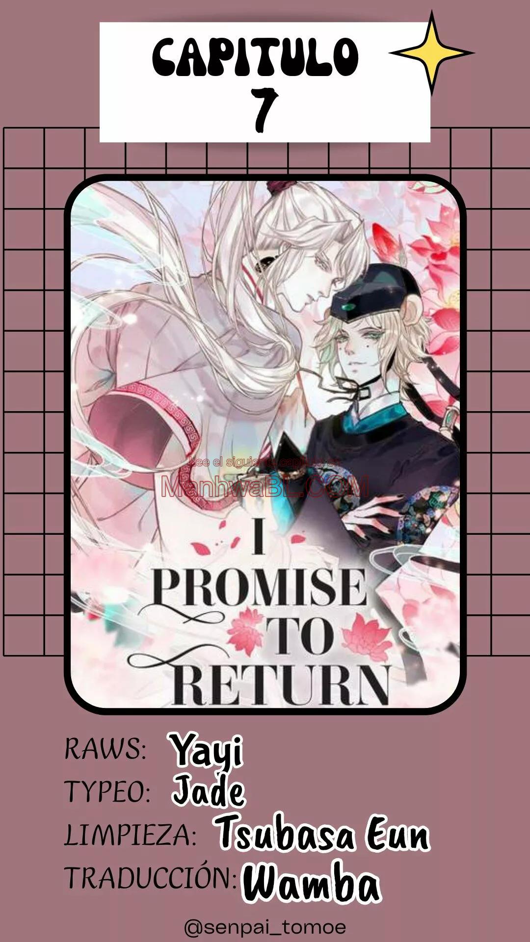 Prometo Regresar - Capítulo 7 manhwa