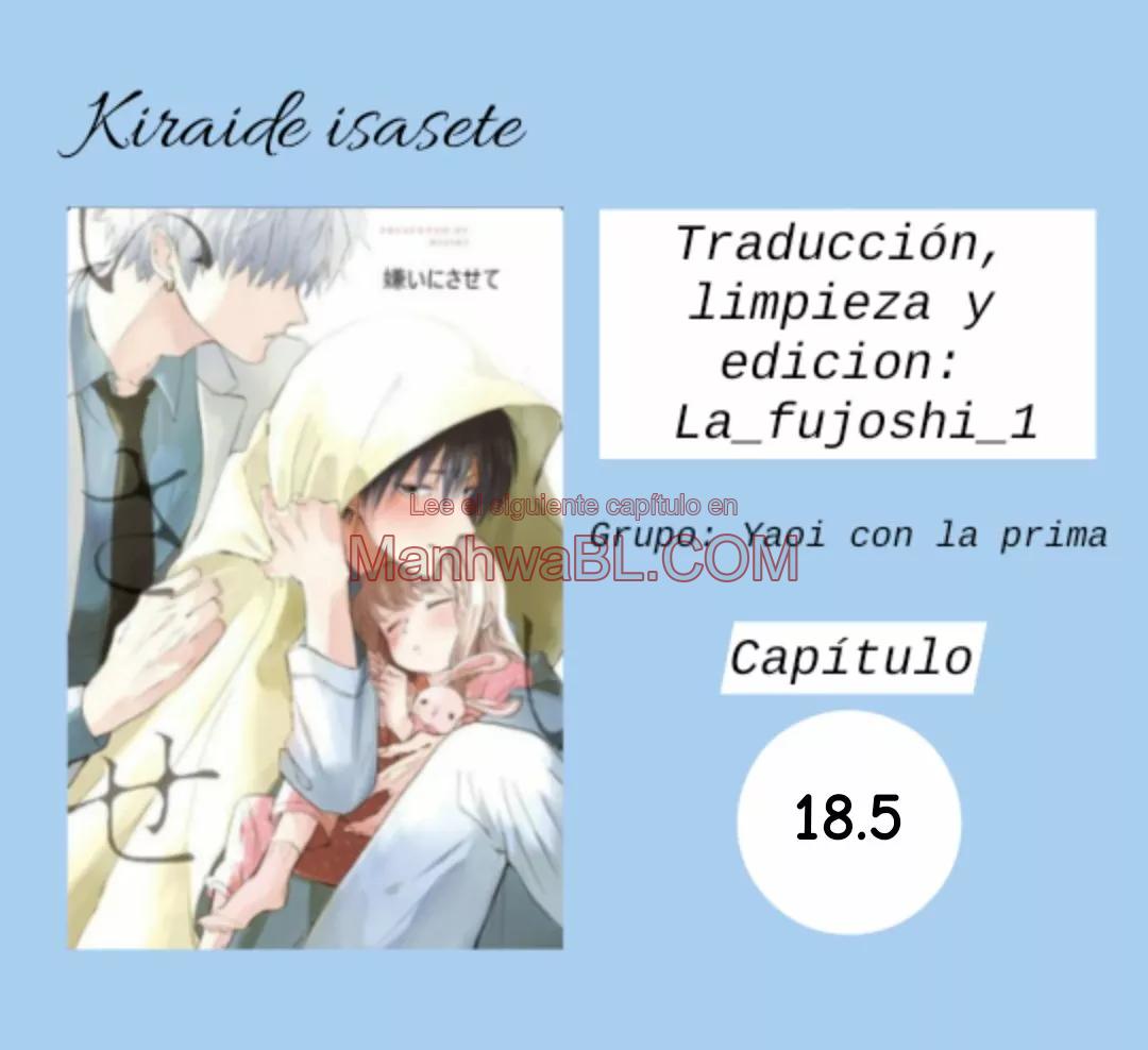 Kirai de Isasete - Capítulo 18.5 manhwa