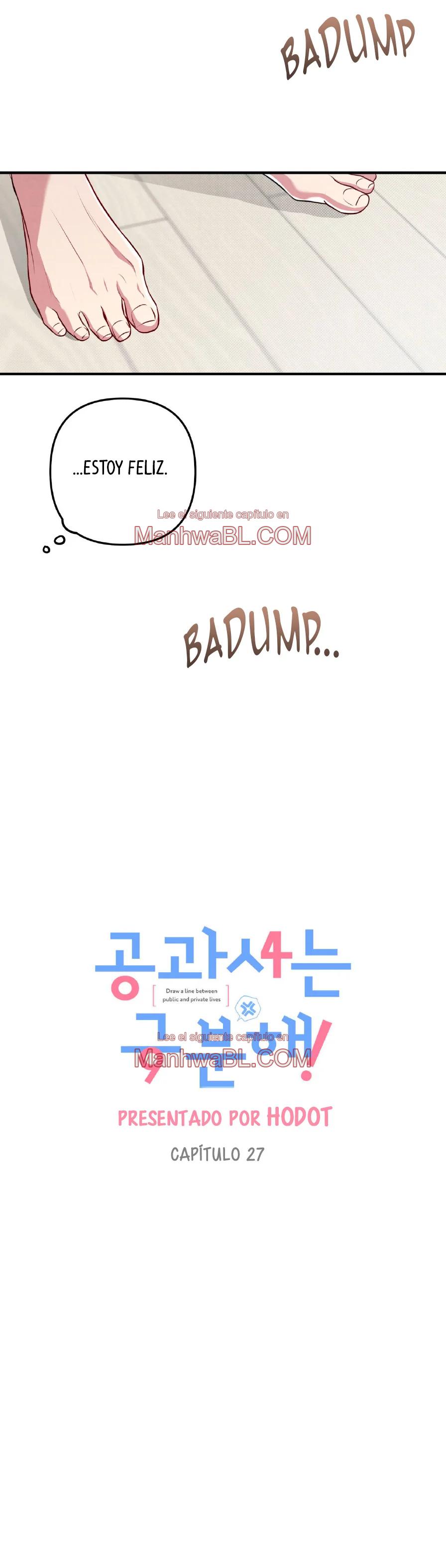 ¡No mezcles los negocios con el placer! - Capítulo 27 manhwa