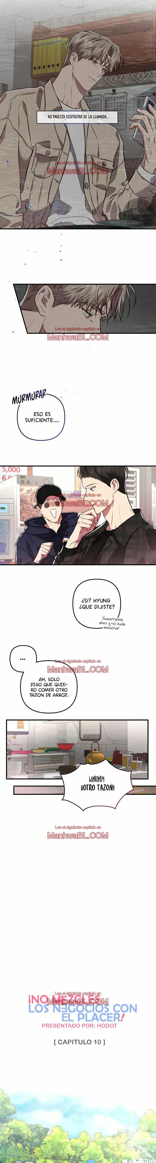 ¡No mezcles los negocios con el placer! - Capítulo 10 2 manhwa