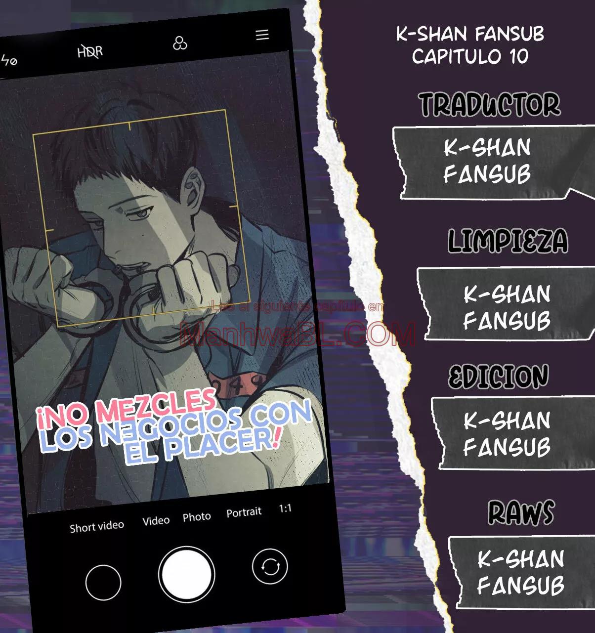 ¡No mezcles los negocios con el placer! - Capítulo 10 manhwa