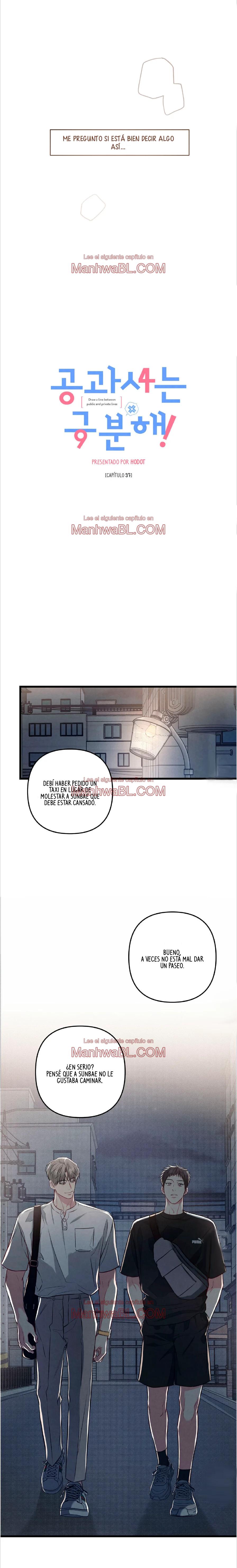¡No mezcles los negocios con el placer! - Capítulo 37 3 manhwa