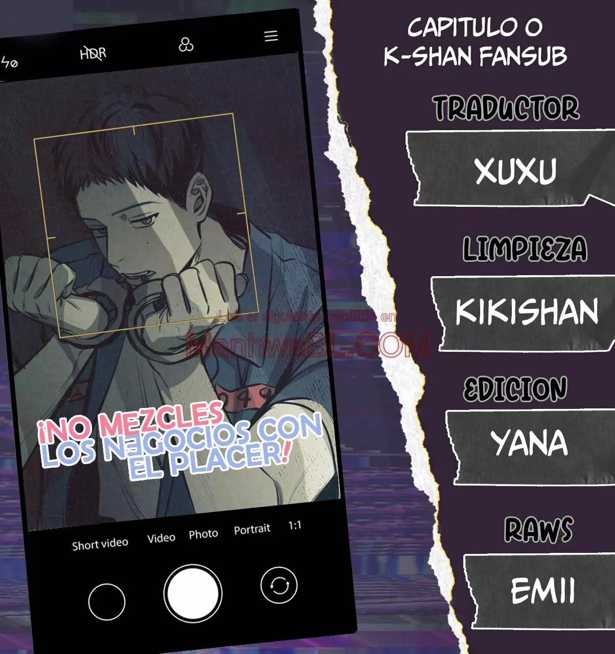 ¡No mezcles los negocios con el placer! - Capítulo 0 manhwa
