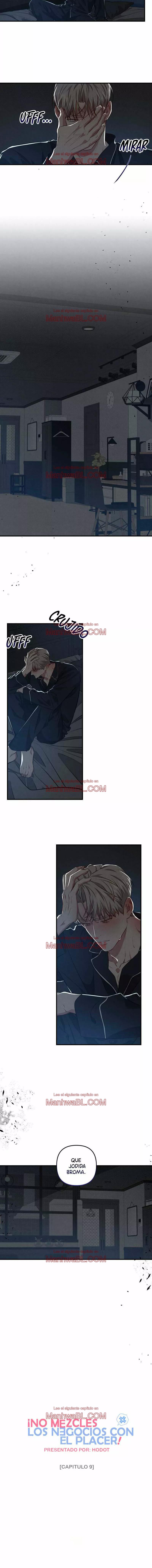 ¡No mezcles los negocios con el placer! - Capítulo 9 manhwa