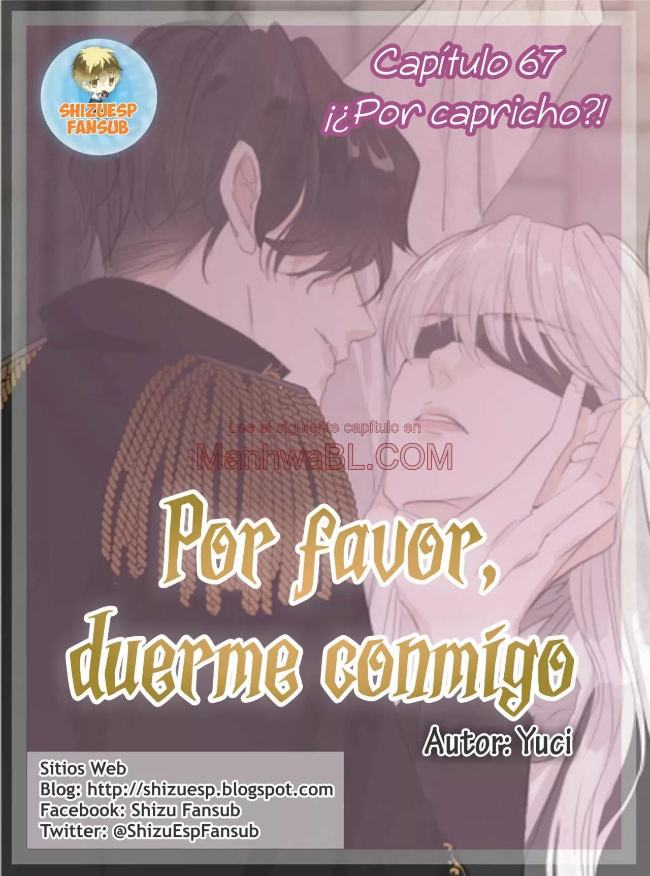 Por favor, duerme conmigo - Capítulo 67 manhwa