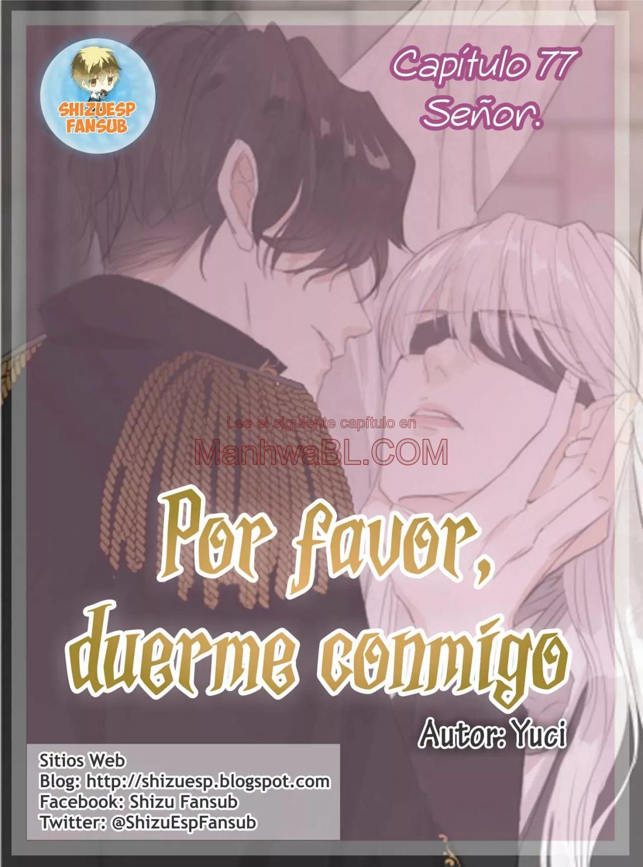 Por favor, duerme conmigo - Capítulo 77 manhwa