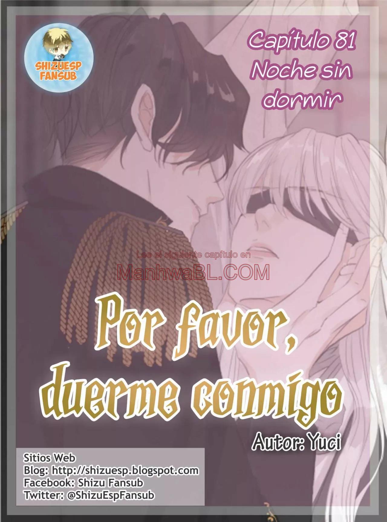 Por favor, duerme conmigo - Capítulo 81 manhwa