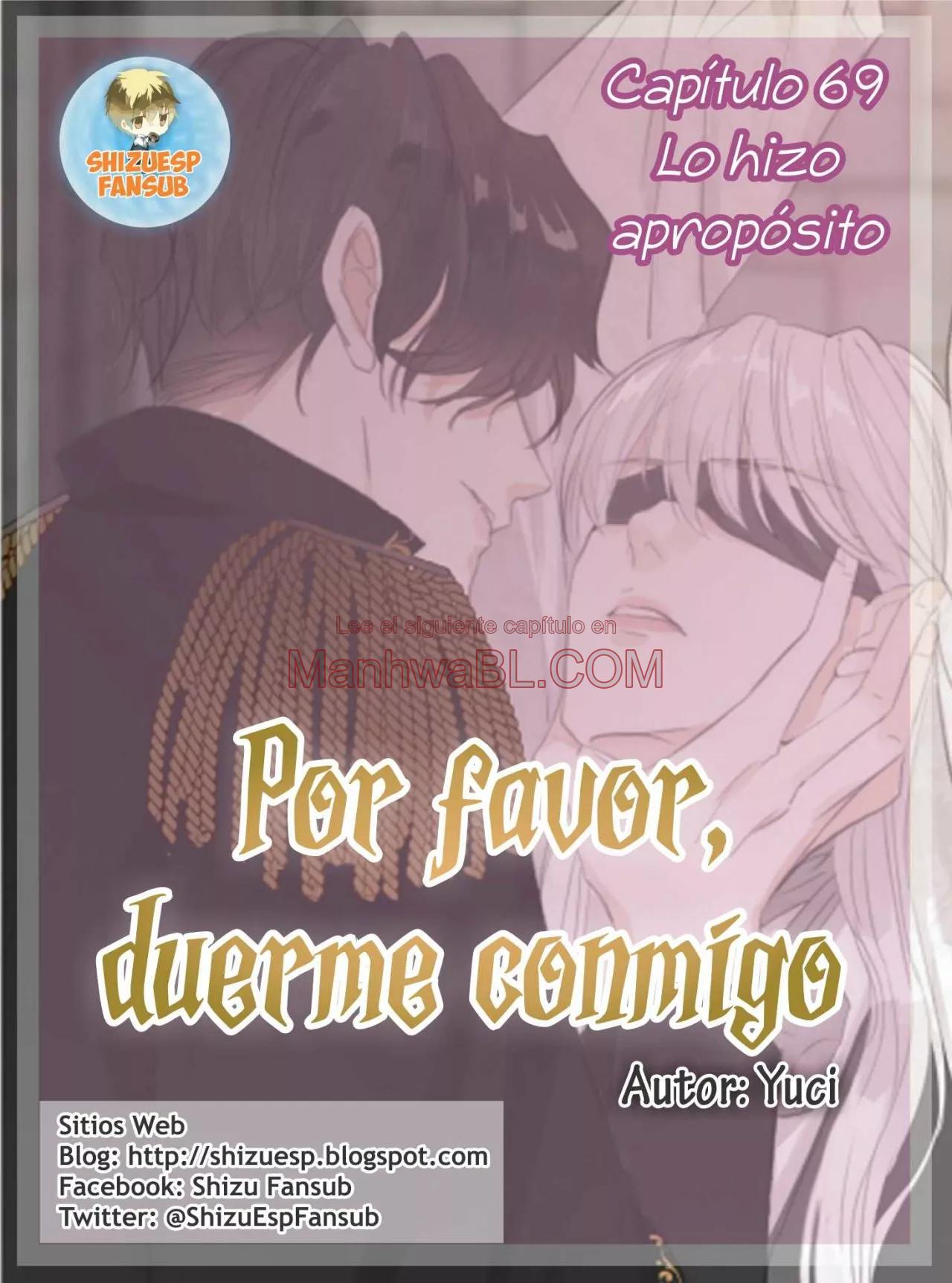 Por favor, duerme conmigo - Capítulo 69 manhwa