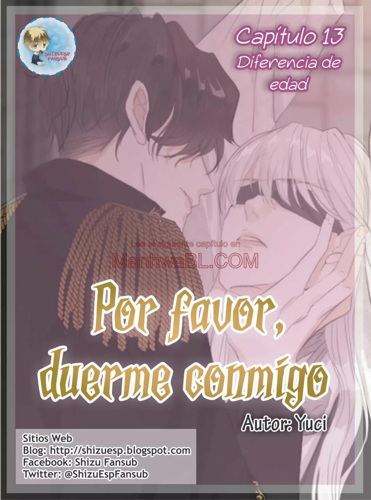 Por favor, duerme conmigo - Capítulo 13 manhwa