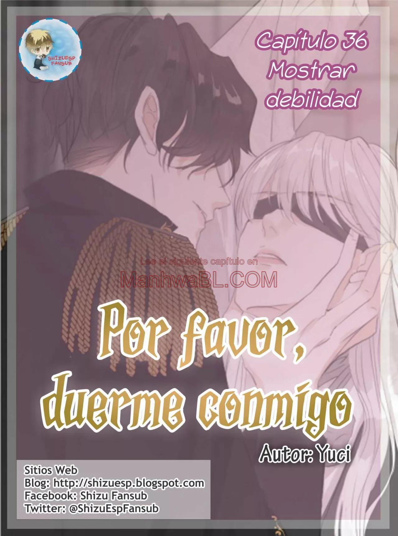 Por favor, duerme conmigo - Capítulo 36 manhwa